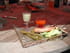 Cigarette tomate fromage