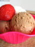 Glace � la p�te � tartiner et au pralin de noisettes