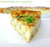 Clafoutis l�ger aux courgettes et fromage de ch�vre