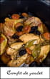 Confit de poulet aux �pices et fruits secs