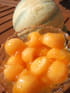 Bille de melon et sa marmelade