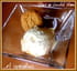 Glace au chocolat blanc et speculoos