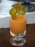 Cr�meux de poivron, whisky, caramel � l origan