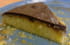 G�teau � l�orange avec gla�age chocolat
