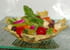 salade de crudit�s en coupe de parmesan
