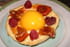 Tarte aux noix de p�can et aux framboises