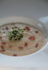 Velout� de coulemelles au lard, ail germ�