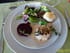 Noix de Saint-Jacques romarin-cr�me de framboises