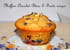 Muffins chocolat blanc et fruits rouges 