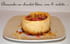  Cheesecake au chocolat blanc, rose et violette 