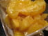 Kaki semi confit au jus de mandarine et aux �pices