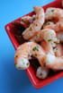 Crevettes � l ail et coriandre