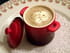 Capuccino de foie gras aux champignons sauvages