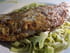 Filet de lieu pan� au basilic