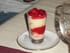 Mousse de fromage blanc � la gelee de fruits rouges