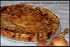 Tarte � l oignon, moutarde et lardons