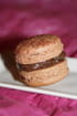 Macarons chocolat et pistache