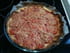 Tarte � la tomate sur un fond de moutarde