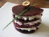 Millefeuille de betterave, fromage frais et noisettes