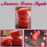 Macarons aux fraises tagada
