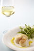 Noix de Saint Jacques po�l�es, vinaigrette cr�meuse