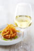 Tartare de saumon cr�me de cresson, pommes paille
