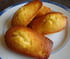Madeleines au citron et aux raisins