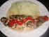 Papillote de poisson et sa pur�e de chou