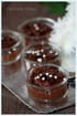 Riz au lait au chocolat noir, rhum et raisins secs