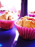 Muffins fraises-ricotta