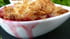 Cerises caram�lis�es et son crumble craquant coco