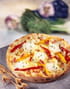 Clafoutis de ch�vre et de poivrons au pesto