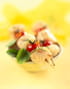 Brochettes de colin r�ti aux blettes, jus de coque