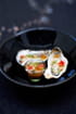 Hu�tres, vinaigrette aux agrumes et au piment
