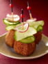 Brochettes de rigotte de condrieu pan�e