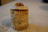 Boulghour, sauce au ch�vre et morceaux de poires