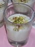 Mousse au miel eclats de pistache