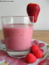 Smoothie gourmand aux deux fraises et � la banane
