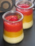 Balouza � la mangue et coulis de fraise