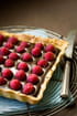 Tarte chocolat � framboises 