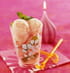 Sorbet pamplemousse, framboises fra�ches et wasabi