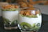 Verrines au kiwi, mascarpone et son crumble