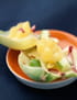 Salade de tr�vise aux pommes r�p�es