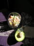 verrine de tartare de saumon/mangue/avocat