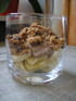 Verrines rapides bananes-kinder-cookies 