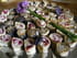 Petits roul�s au chutney de prune et brebis