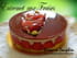 Entremet aux fraises