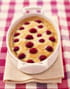 Clafoutis aux framboises et aux amandes 