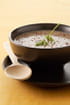 Bouillon de quinoa au jus de roquette & coquillage