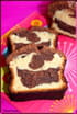 Marbr� au chocolat noir et blanc